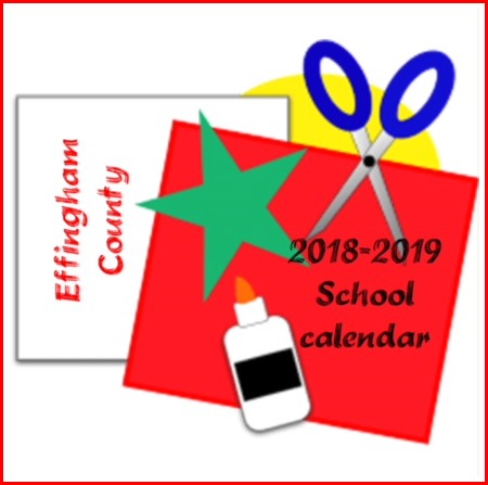 2018-2019 School calendar